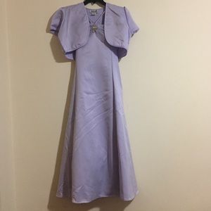 New Girls Gown in Purple